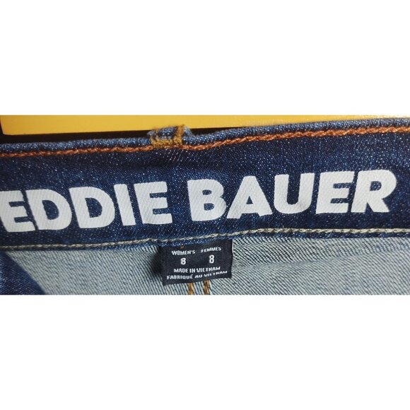 Eddie Bauer Women’s Boyfriend Jeans Size 8 Medium Wash Denim Casual - Picture 3 of 13